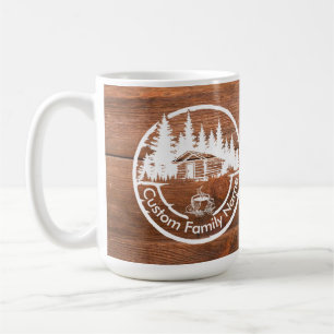 Rustikales Cottage-Cabin-Bauernhaus Benutzerdefi Kaffeetasse