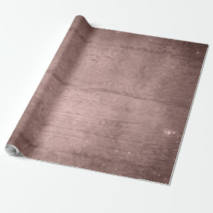Rustikales Country Chic Brown Geschenkpapier