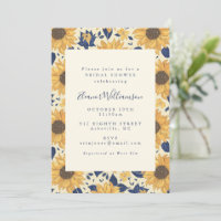 Rustikales Country Sunflower Gelbes Brautparty