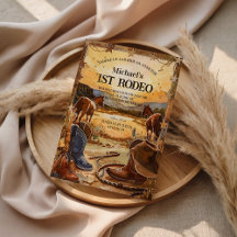 Rustikales Cowboy-Rodeo-Thema zum 1. Geburtstag