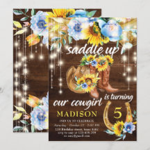 Rustikales Cowgirl Stiefel florale String Lights G