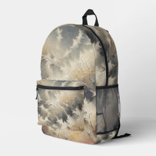 Rustikales Crackle Abstrakt Bedruckter Rucksack