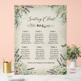 Rustikales Deckblatt für Hochzeitssitze Acrylschild