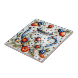 Rustikales Dekor Bauernhof Vintag Teapot Fliese