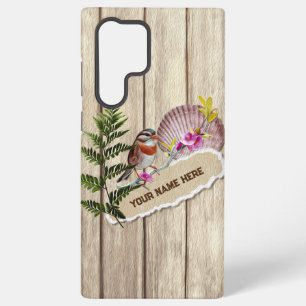 Rustikales Drehpapier Holzölfarbe Persönliche Beze Samsung Galaxy Hülle