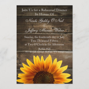 Rustikales Einladung