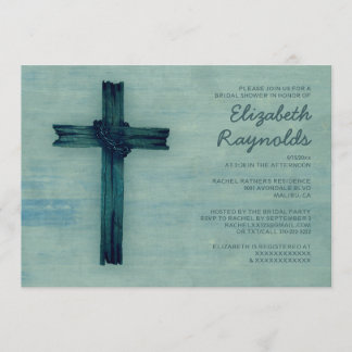 Rustikales Eisen-Kreuz-Brauereidusche Einladungen