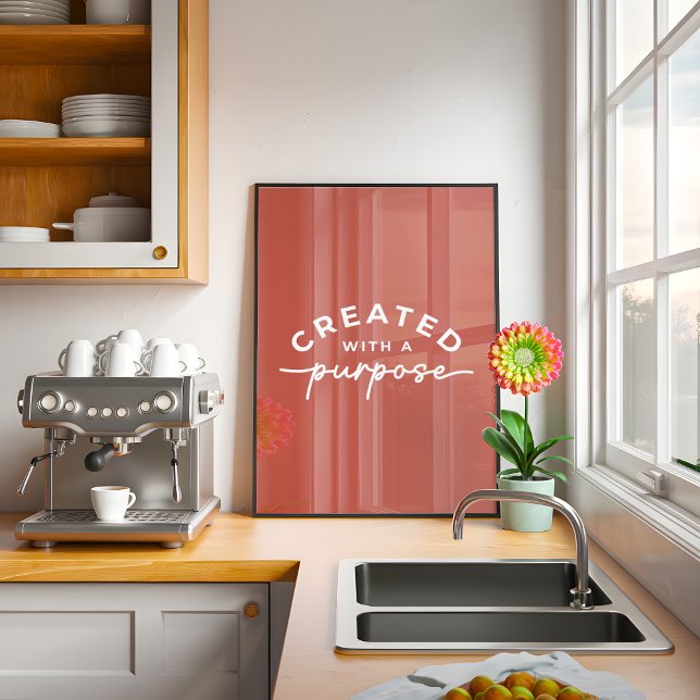 Rustikales, elegantes Christliches Zitat Poster (Von Creator hochgeladen)