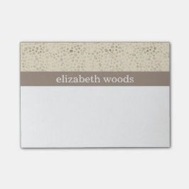 Rustikales elegantes Dots-Muster Post-it Klebezettel