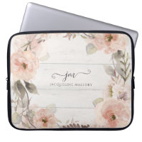 Rustikales, elegantes, florales Foliage Monogramm