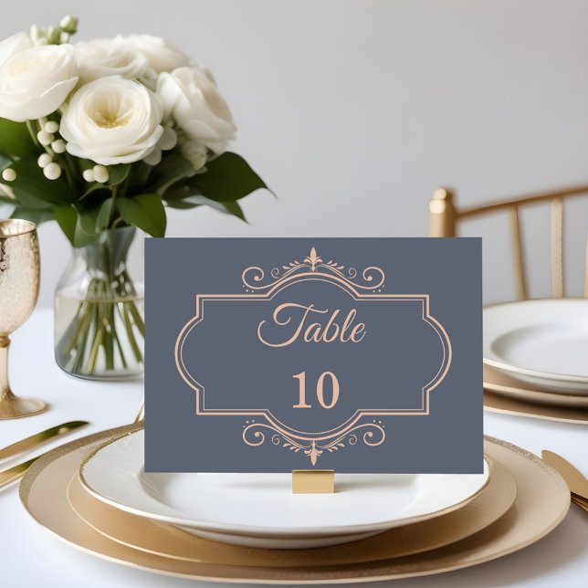 Rustikales Filigree, Hochzeit Tischnummer (Von Creator hochgeladen)