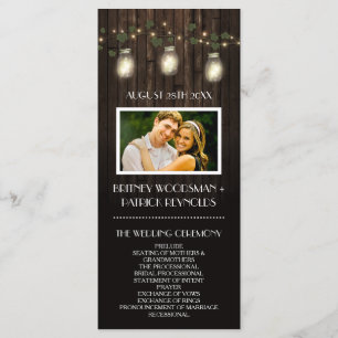 Rustikales Firefly + Weinberg Hochzeiten Programm