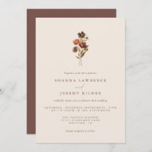 Rustikales florales Elegantes Highlight | Einladun