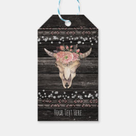 Rustikales, florales Party Geschenkanhänger