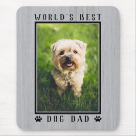 Rustikales Foto: Der beste Hund-Vater der Welt, Pa Mousepad