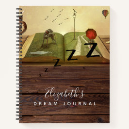 Rustikales Foto Dream Journal Analysis Record Notizbuch