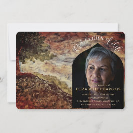 Rustikales Foto Einladung