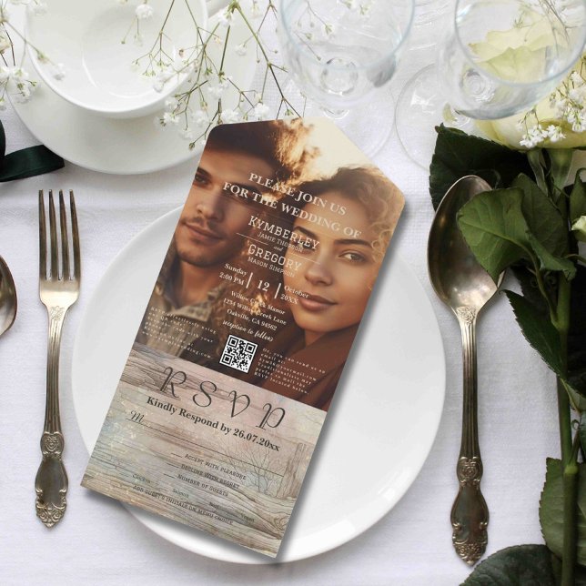 Rustikales Foto für Abstrakte Meereslandschaft QR- All In One Einladung (Von Creator hochgeladen)