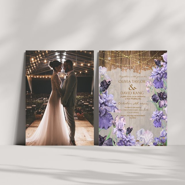 Rustikales Foto für Blumenzwiebeln Einladung (Von Creator hochgeladen)