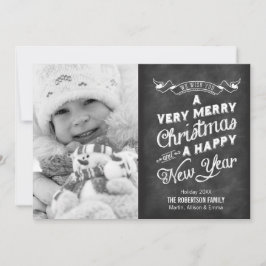 Rustikales Foto für die Karton-Karton-Karton Feiertagskarte