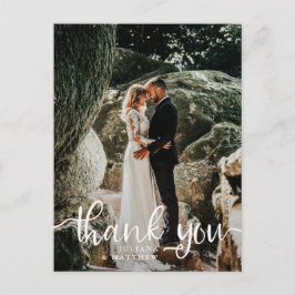 Rustikales Foto für Hochzeiten Postkarte