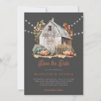 Rustikales Foto in Aquarelltönen Save the Date