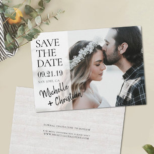 Rustikales Foto Save The Date