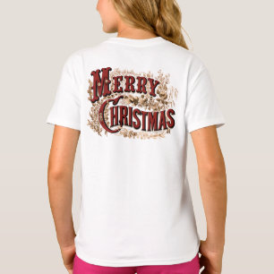 Rustikales Frohe Weihnachten T-Shirt