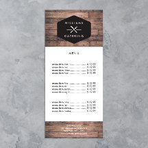 Rustikales Gabel-Kniffe-Logo aus zerrüttetem Holz