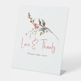 Rustikales Gastgeschenk Sockelschild