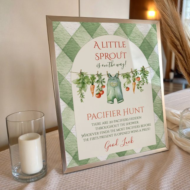 Rustikales geschlechtsneutrales Baby Shower-Suchsp Poster (Von Creator hochgeladen)