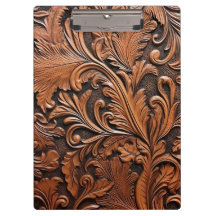 Rustikales Glattleder