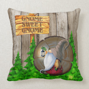 Rustikales Gnome Kissen