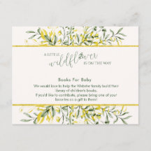 Rustikales goldenes Rahmen-Baby-Shower-Buch für Ba