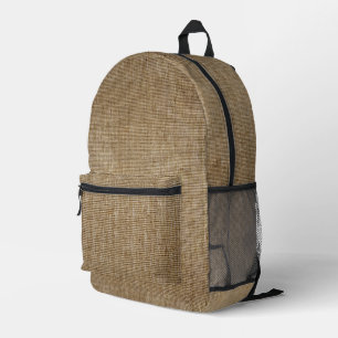 rustikales Graslandschaftsmuster Bedruckter Rucksack