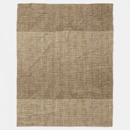 rustikales Graslandschaftsmuster Fleecedecke