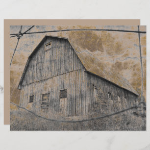 Rustikales Grau Sepia Barn Vintage Textur