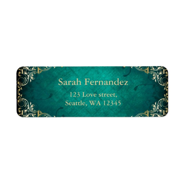 Rustikales Green Gold-Label (Vorne)