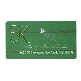 Rustikales Grünholz