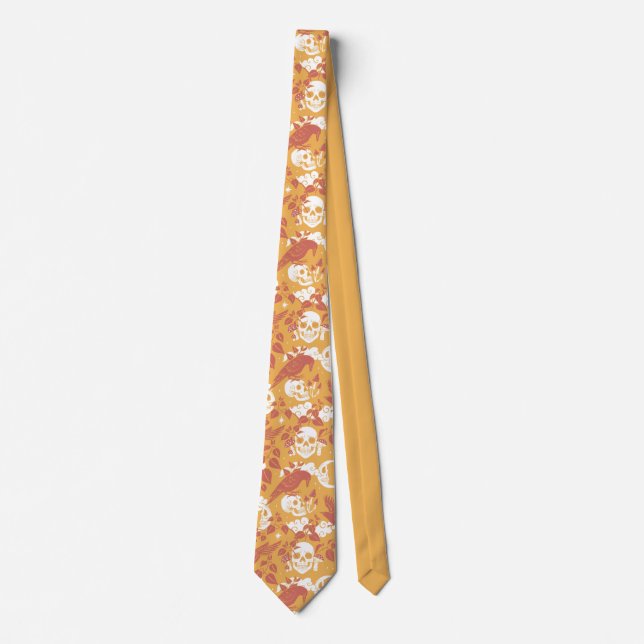 Rustikales Halloween-Muster - Neck Tie Krawatte (Vorderseite)