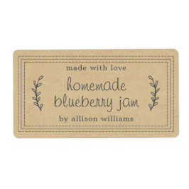 Rustikales, hausgemachtes Blueberry Jam Canning Kr