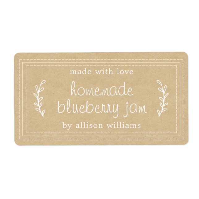 Rustikales, hausgemachtes Blueberry Jam Canning Kr (Vorne)