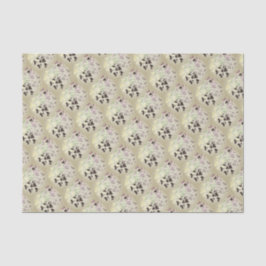 Rustikales Herz Seidenpapier