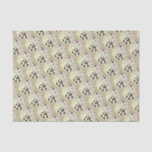 Rustikales Herz Seidenpapier