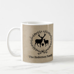 Rustikales Hirsch Kaffeetasse
