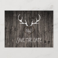 Rustikales Hirschgewächse und gepflastertes Herz S