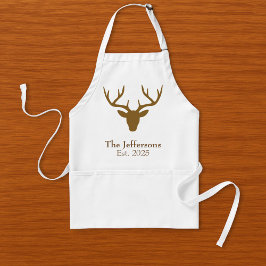 Rustikales Hirschthema Schürze