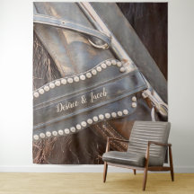 Rustikales Hochzeitpferd-Western-Foto