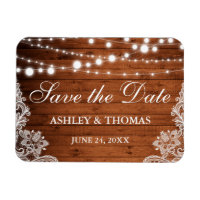 Rustikales Hochzeitsholz Save the Date