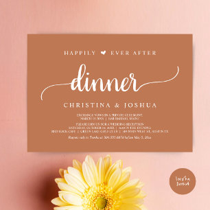 Rustikales Hochzeitspazierengehen glücklich immer  Einladung